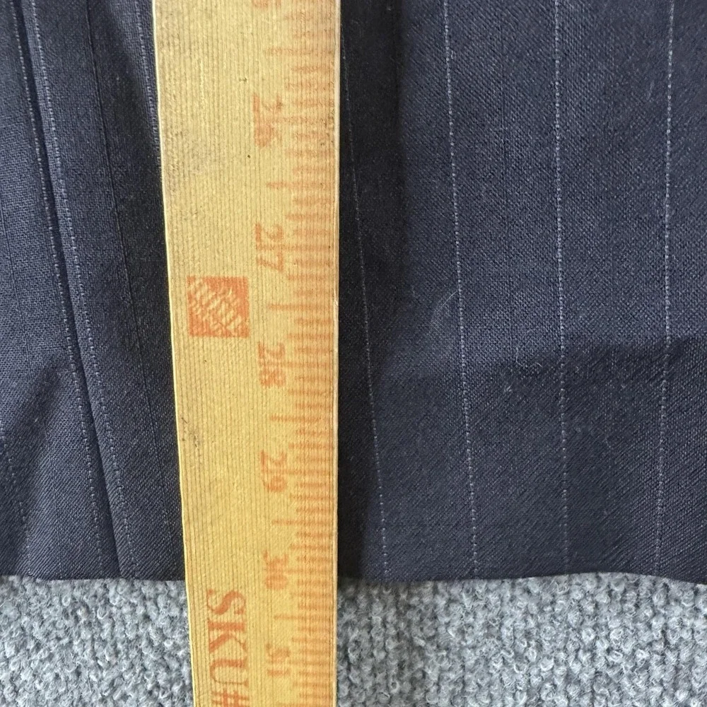 Mani By Giorgio Armani Blazer Mens 40 Blue Pinstripe Made In Italy Suit Jacket